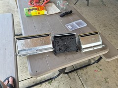 2 drywall master flat boxes a 7 inch and 10 inch and a tapetech hotmud box