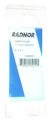 Radnor 64005012 Clear Cover Lens 2 x 4 1/4 for Welding Helmet or Goggles 5pk