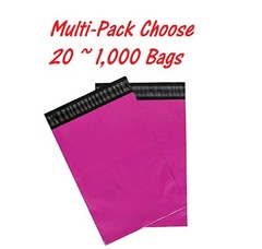 20~1000 Bags 10×13 Pink Poly Envelopes Mailers Shipping Case Quality 100% Bst