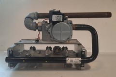 OEM Rheem Burner Assy & Parts off Model R801CA075417MSA Gas Furnace, For Parts