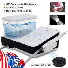 Dental Ultrasonic Scaler with Detachable Handpiece+ 1*Water Bottles LED Optic
