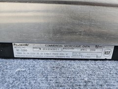 Panasonic Pro 2 Sonic Steamer Microwave | NE-3280 3200 Watt 208/240 1 Phase
