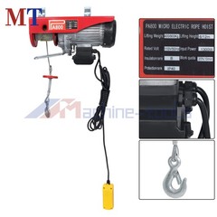 PA800 Electric Hoist 1760lbs Crane Winch w/ Wired Remote Control 1350W 110V