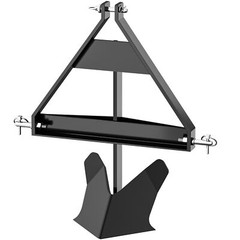 Heavy-Duty Middle Buster for Category 1 Tractors 3 Point Steel Plow Attachment