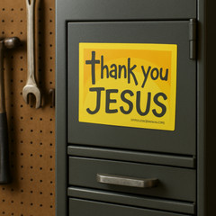 Thank You Jesus Magnets size: 6 x 4.5