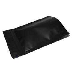 Assorted Size Matte Black Two Sided Foil Mylar Stand up Zip Lock Pouch Bag B01