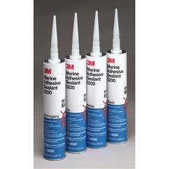 3M Marine Adhesive Sealant 5200FC, Fast Cure, White, 1 oz Tube