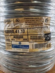 NEW 1000 FT CAROL/GENERAL CABLE 22AWG 2 PAIR GREY COMMUNICATION CABLE