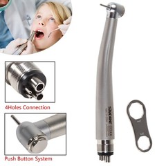 10 SANDENT NSK Style Dental High Speed Handpiece Push Button 4 Hole Pana Max ST4