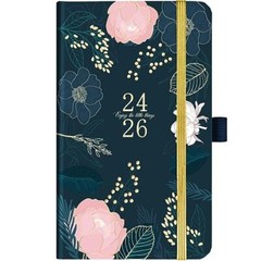 2024-2026 Monthly Pocket Planner – 3 Year Monthly Calendar with Leather Cover