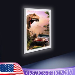 24×36″ / 18×24″ LED Backlit Movie Poster Art Picture Frame Light Box Wall Mount