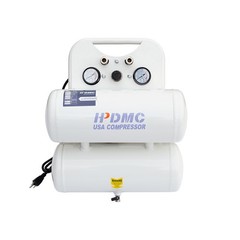 5 Gal Ultra Quiet Oil-Free Air Compressor 115 PSI MAX Pressure 65 dB 1 PH 110V