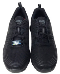 Skechers Women’s Work Max Cushioning Elite SR Lace Up Shoes Black Size:9 107U