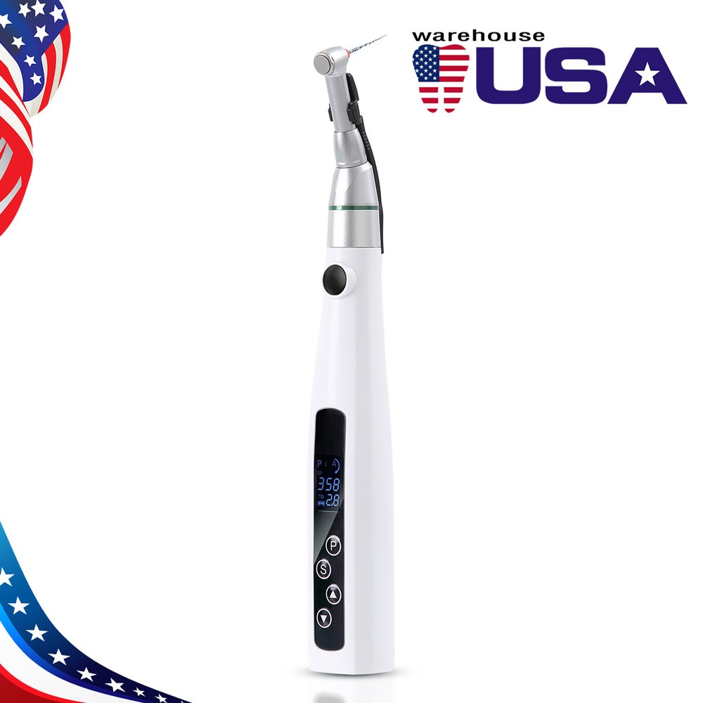 AZDENT Dental Cordless LED 16:1 Endo Motor Handpiece/10X Endo Motor Rotary Files