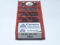 CARMEX 16 EL 20 UN BMA CARBIDE THREADING INSERTS (9PCS PER PACK)