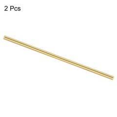 MECCANIXITY 2pcs Brass Rods (6mm) 1/4 Inch x (150mm) 6 Inch Brass Solid Round…