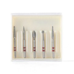 Kit de Fresas de Diamante Dentales Alta Velocidad FG 1.6mm para Cortar Zirconio