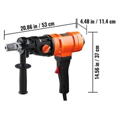 Uimoso Diamond Core Drill Machine Handheld Concrete Core Drill Rig 4in Bit 1500W
