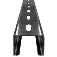 Electriduct 304 Stainless Steel Sloteed Hole Strut Channels