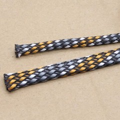 12MM Wide Soft Braided Expandable Sleeve PP Cotton Yarn+PET Cable Wire Sheathing