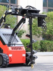 NEW TYPHON STOMP SKID STEER Auger Attachment Mini Skid Steer Loader Attachments