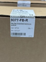 EATON 9377-FB-R FIELDBUS BARRIER MODULE 6-SPUR VER: MT03