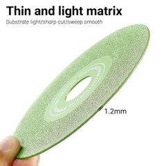 LOZLIN 3PCS 4.5″(115 * 22.23Mm) Diamond Grinding & Cutting Discs – Flat Angle Gr