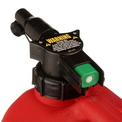 2.5 Gallon No-Spill Gas Can Gasoline Container with Safety Yellow Design