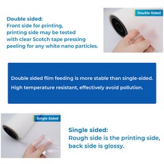 13″ x 32.8ft DTF Transfer Film Premium DTF PET FILM Roll Warm Peel Double Sided