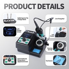 YIHUA 982 PRO Soldering Station Precision Tweezer Iron & C210 Soldering Iron Kit