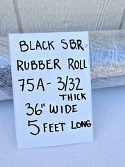 USA SEALING NEOPRENE RUBBER SHEET 3/32 THICK X 36″ WIDE X 5 FT LONG FREE SHIPPI