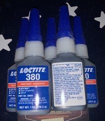 5 X Loctite 380 Black Max Instant Adhesive 1oz 28.3g 38050 (FIVE BOTTLES)