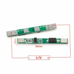 50pcs – 1S 3.7V 2A li-ion BMS PCM Battery Protection Board 18650 Lithium Ion BMS