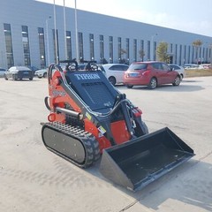 2024 NEW Mini Skid Steer Track Loader 23HP Gas EPA B&S Engine Electric Start