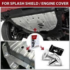14PCS Engine Splash Shield/Skid Plate Screws, Bolts & Clips for Honda Accord 201