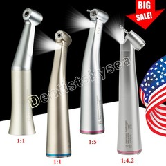 1:1 1:4.2 1:5 Contra Angle Optic Low Speed Handpiece Straight Nosecone Dental