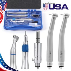 Dental Unit Chair Computer Controlled DC Motor PU Leather Stool/Handpiece Kit