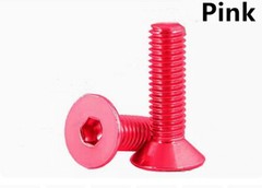 Colorful Aluminum 7075 Hex Socket Countersunk Flat Head Screws M3 M4