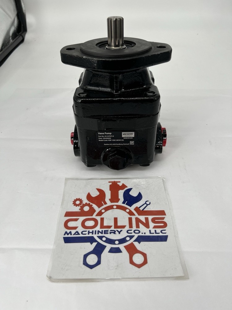 Vickers Danfoss 02-347872-8 Square Vane Pump, V20F 1D6S 38D4H 22L, 6 GPM, USA