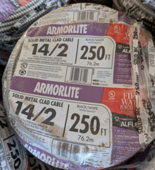 14/2 x 250 ft. Solid CU MC (Metal Clad) Armorlite Cable