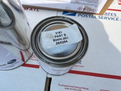 NEW QUESTMARK WATER-BASED EPOXY COATING 3181 RED KIT HIGH BUILD FAST CURE