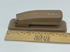 Vintage Swingline Cub #77 Stapler Light Brown, Long Island City 1, New York USA