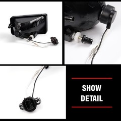 Fog Lights with Harness for Chevy Silverado 2007-2013 OE Style Clear Lens