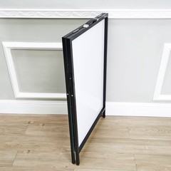 FixtureDisplays® Dry Erase White A-Frame Board All Metal Menu Sidewalk…