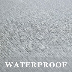 NLMUVW Round Vinyl Tablecloth with Elastic Edge Flannel Backing, Fitted PVC