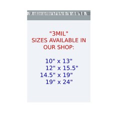 KSK Packaging 19″ x 24″ Plain Poly Mailers Shipping Envelopes 3MIL