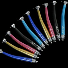 Dental PANA MAX High Speed Handpiece Air Turbine Push Button 2/4H COLORS fit NSK