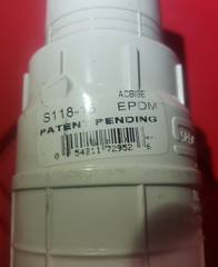 Spears S118-15 1-1/2″ Repair Coupling w/ EPDM O-ring, Spigot x Socket, PVC, Mold