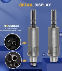 USA NSK Style Dental Slow Low Speed Air Motor Handpiece 2/4 Hole E-type B2/M4
