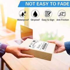 2-200 Rolls 4×6 Direct Thermal Shipping Labels 250/Roll Zebra Eltron 2844 ZP450